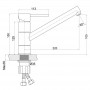 Кухонний змішувач (k35) QT Spring CRM 002 фото 3