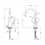 Кухонний змішувач U (k35) QT Spring CRM 007F