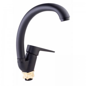 Кухонный смеситель U на гайке (k35) Lidz (BLA) 14 43 008F-3