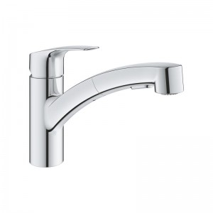 Кухонный смеситель с выдвижным изливом Grohe Eurosmart 30305001