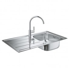 Набор Grohe EX Sink 31562SD0 кухонная мойка K200 + смеситель BauEdge 31367000