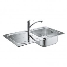 Набір Grohe EX Sink 31565SD0 кухонна мийка K300 + змішувач  Eurosmart 33281002