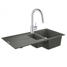 Набір Grohe EX Sink 31642AT0 гранітна мийка K400 1000 x 500 мм + Grohe Eurosmart Cosmopolitan 31481001 змішувач для кухні