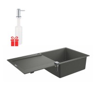Набір Grohe EX Sink 31645AT0 гранітна мийка K500 1000 x 500 мм + Grohe EX Contemporary 40536000 дозатор рідкого мила