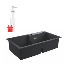 Набор Grohe EX Sink 31649AP0 гранитная мойка K500 860 x 500 мм двойная + Grohe EX Contemporary 40536000 дозатор жидкого мыла