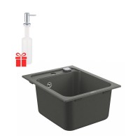 Набір Grohe EX Sink 31650AT0 гранітна мийка K700 400 x 500 мм + Grohe EX Contemporary 40536000 дозатор рідкого мила