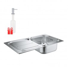 Набір Grohe EX Sink 31563SD0 кухонна мийка K300 + Grohe EX Contemporary 40536000 дозатор рідкого мила