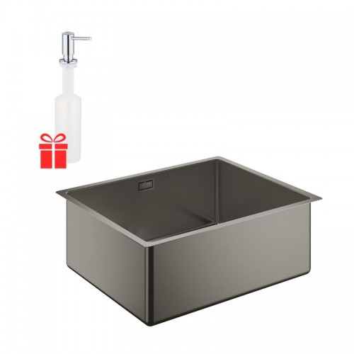 Набір Grohe EX Sink 31574AL0 кухонна мийка K700 Undermount 540 x 440 мм + Grohe EX Contemporary 40536000 дозатор рідкого мила