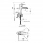 Смеситель для умывальника QT Olšava 1012107C фото 5