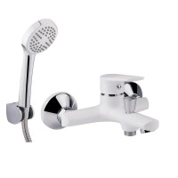  Змішувач для ванни з коротким виливом (k35) QT Polaris WHI 006