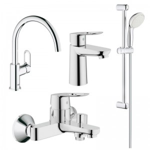 Набор смесителей для ванной и кухни S-Size Grohe BauLoop 123225K