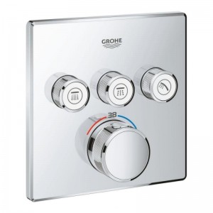 Змішувач для ванни прихованого монтажу термостатичний Grohe Grohtherm SmartControl 29126000