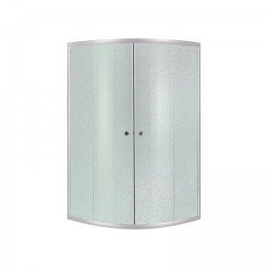 Душевая кабина Lidz Latwa SC80x80.SAT.MID.FR полукруглая, для сред. поддона, высота 175 см, стекло Frost 4 мм, без поддона