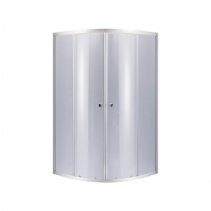 Душевая кабина Lidz Latwa SC80x80.SAT.MID.GR полукруглая, для сред. поддона, высота 175 см, стекло тон. 4 мм, без поддона