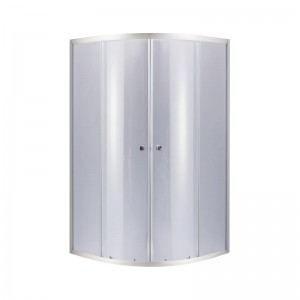 Душевая кабина Lidz Latwa SC90x90.SAT.MID.GR полукруглая, для сред. поддона, высота 175 см, стекло тон. 4 мм, без поддона