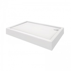 Душевой поддон Qtap TERN 3012812, прямоугольный, 120x80x12, акриловый + ножки, диаметр слива 90 мм