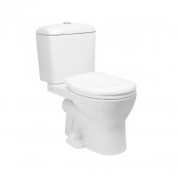 Унитаз детский Baby Tornado 560х320х600 мм с сидением PP бачок 3 /7.15L White Qtap