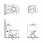 Унитаз детский Baby Tornado 560х320х600 мм с сидением PP бачок 3 /7.15L White Qtap