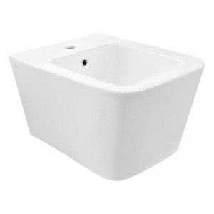 Биде подвесное Qtap Crow 520х360х290 мм White