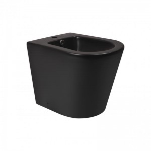 Биде напольное Qtap Scorpio 530x360x395 мм Matt black