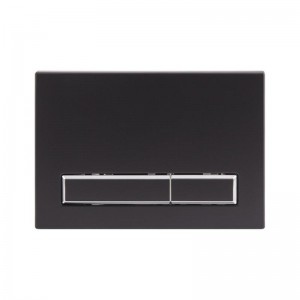 Клавиша линейная Black mat 152x220x13mm Qtap Nest