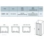 Душевые двери RAVAK 10° 10DP4-120 БЕЛЫЙ +TRANSPARENT