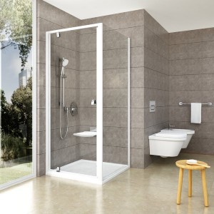 Неподвижная стенка RAVAK Pivot PPS-90 БЕЛЫЙ+TRANSPARENT