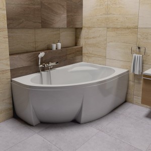 Ванна акриловая RAVAK ASYMMETRIC II 150 X 100 R правая