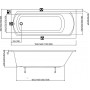 Ванна RAVAK DOMINO II 170 Х 75