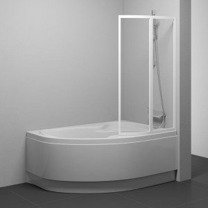Штора для ванны RAVAK VSK2 ROSA R 160 TRANSPARENT правая