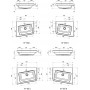 Умывальник RAVAK 10° 550 R белый с отверстием