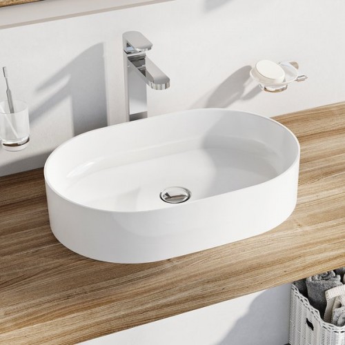 Изображение Керамический умывальник RAVAK CERAMIC 550 SLIM O