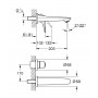 Змішувач для раковини Grohe Eurostyle M-SIZE 19571003 фото 1