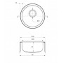 Кухонна мийка Deante Twist, нерж.сталь, 490х490х170мм