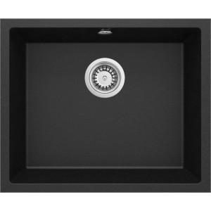 Кухонная мойка Deante Corda, гранит 550х460х204мм, графит