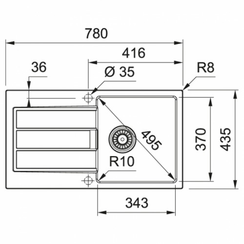 Зображення Кухонна мийка Franke Sirius S2D Slim 611-78/ 143.0632.393