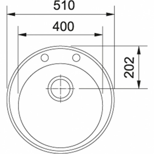 Изображение Кухонная мойка Franke Ronda, фрагранит, круг, 510х510х195мм ROG 610-41, бежевый