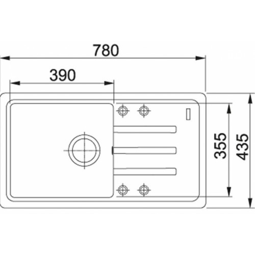 Изображение Кухонная мойка Franke Malta, фрагранит, BSG 611-78 (114.0375.033)