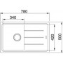 Кухонна мийка Franke Basis, фраграніт, BFG 611-78 (114.0258.031)