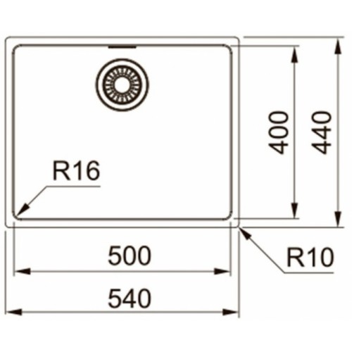 Кухонная мойка Franke Maris MRX 210-50 (127.0598.747)