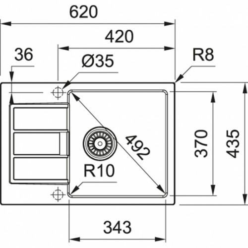 Кухонная мойка Franke Sirius 2.0 S2D Slim 611-62 сахара