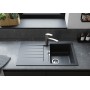 Кухонная мойка Hansgrohe S52, гранит, 840х480х190мм, S520-F345, черний графит