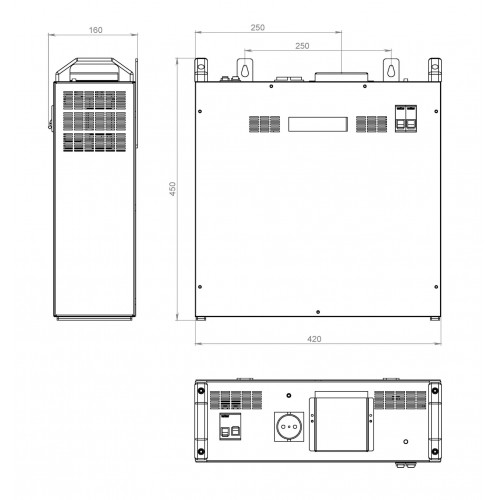 Стабілізатор напруги Volter-21 пттм (3*7)