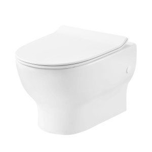 Унитаз подвесной Devit Fresh 3120121 безободковый с сидением slim, soft-close, quickfix