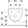 Унитаз подвесной Geberit Acanto 500.600.01.2 Rimfree фото 1