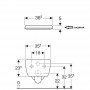 Унітаз підвісний Geberit iCon 500.784.01.1 безобідковий із сидінням Soft Close
