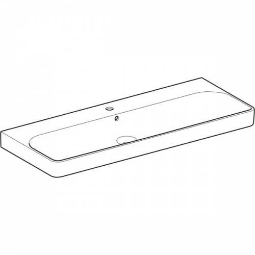 Раковина Geberit Smyle Square 500.226.01.1 120 см двойная