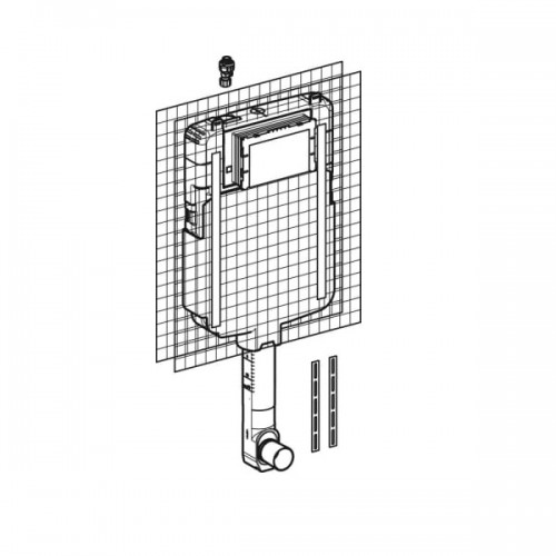 Изображение Бачок скрытого монтажа Geberit Sigma 109.791.00.1