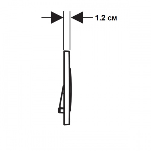 Изображение Клавиша смыва Geberit Sigma20 115.882.16.1 черный