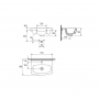 Раковина Cersanit Cersania 50 см